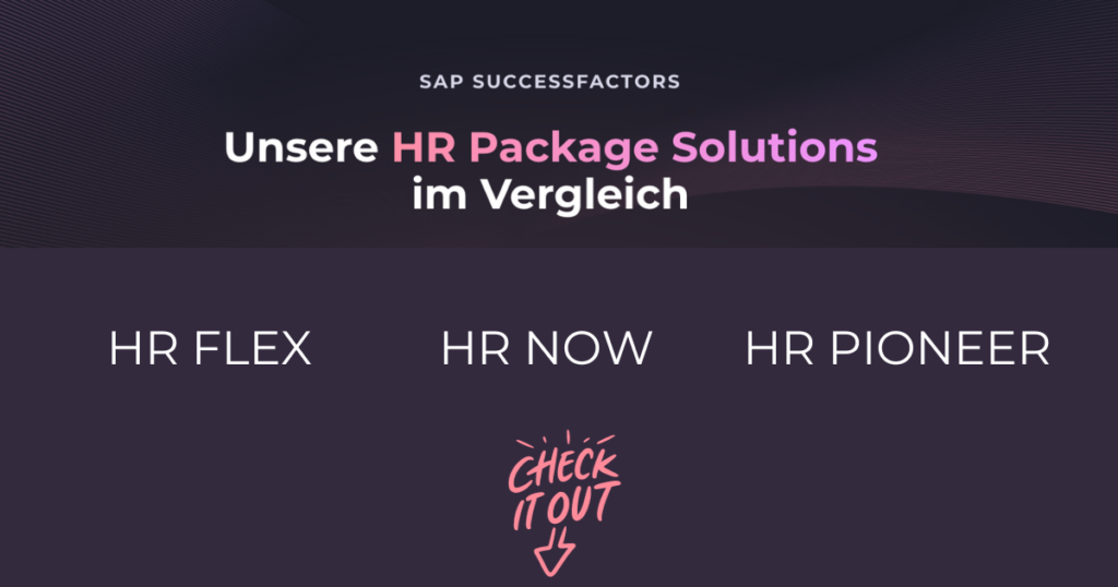Unsere HR Package Solutions im Vergleich